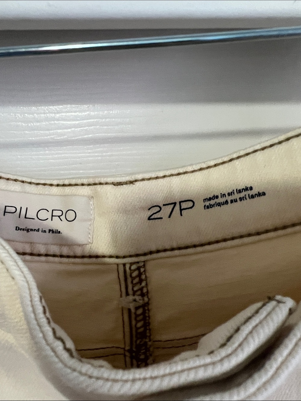 Pilcro By Anthropologie:”Kayden”High Rise Cropped Butterfly Jeans/NWOT - Picture 8 of 13